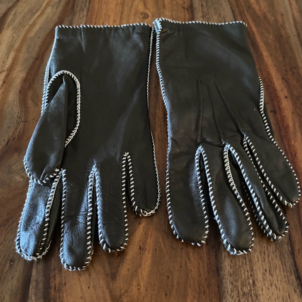PRICE DROP 
Soft Dark olive green with white over stitching embellishment